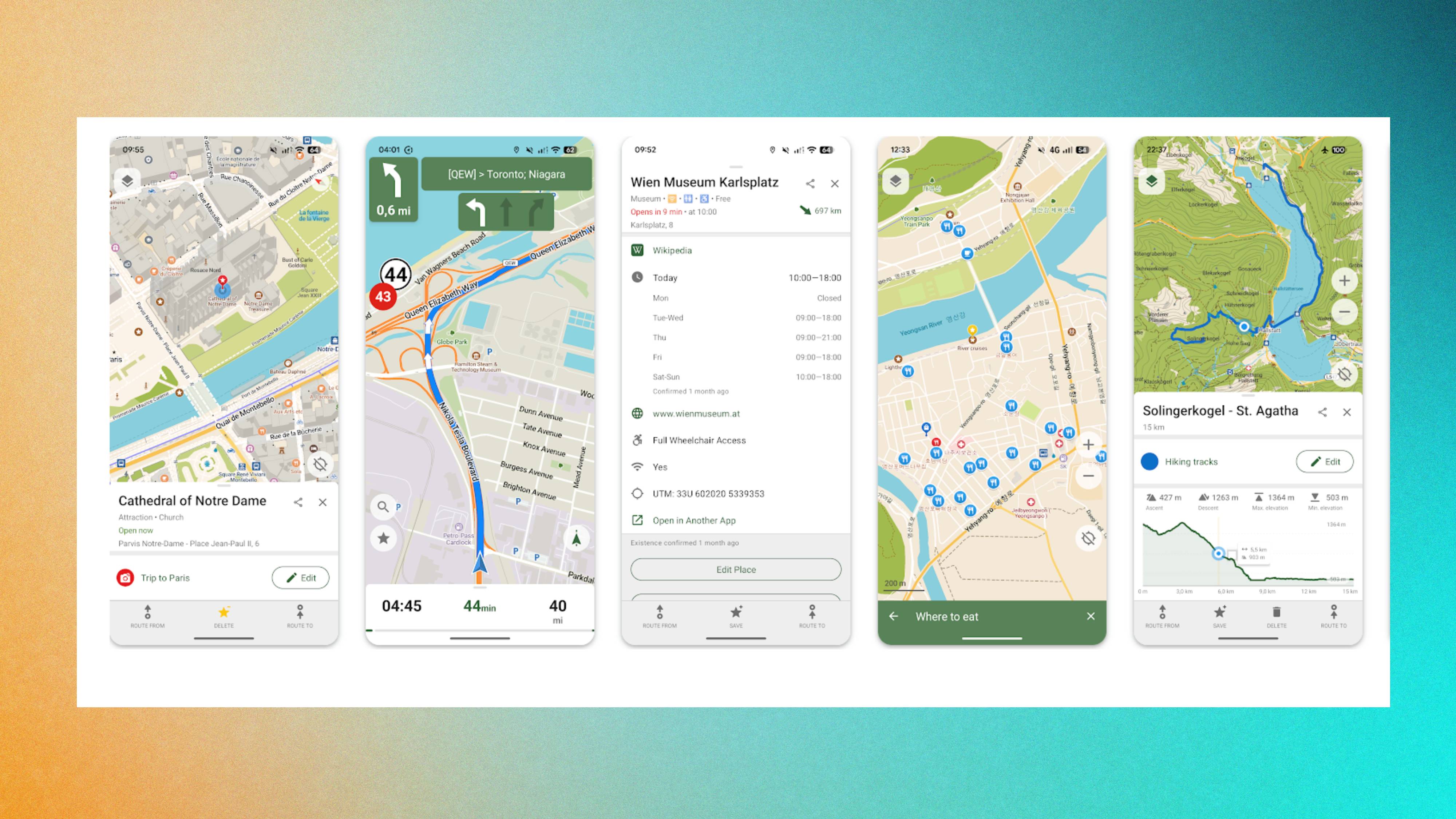 Три безкоштовні альтернативи Google Maps, що працюють без зв'язку 3