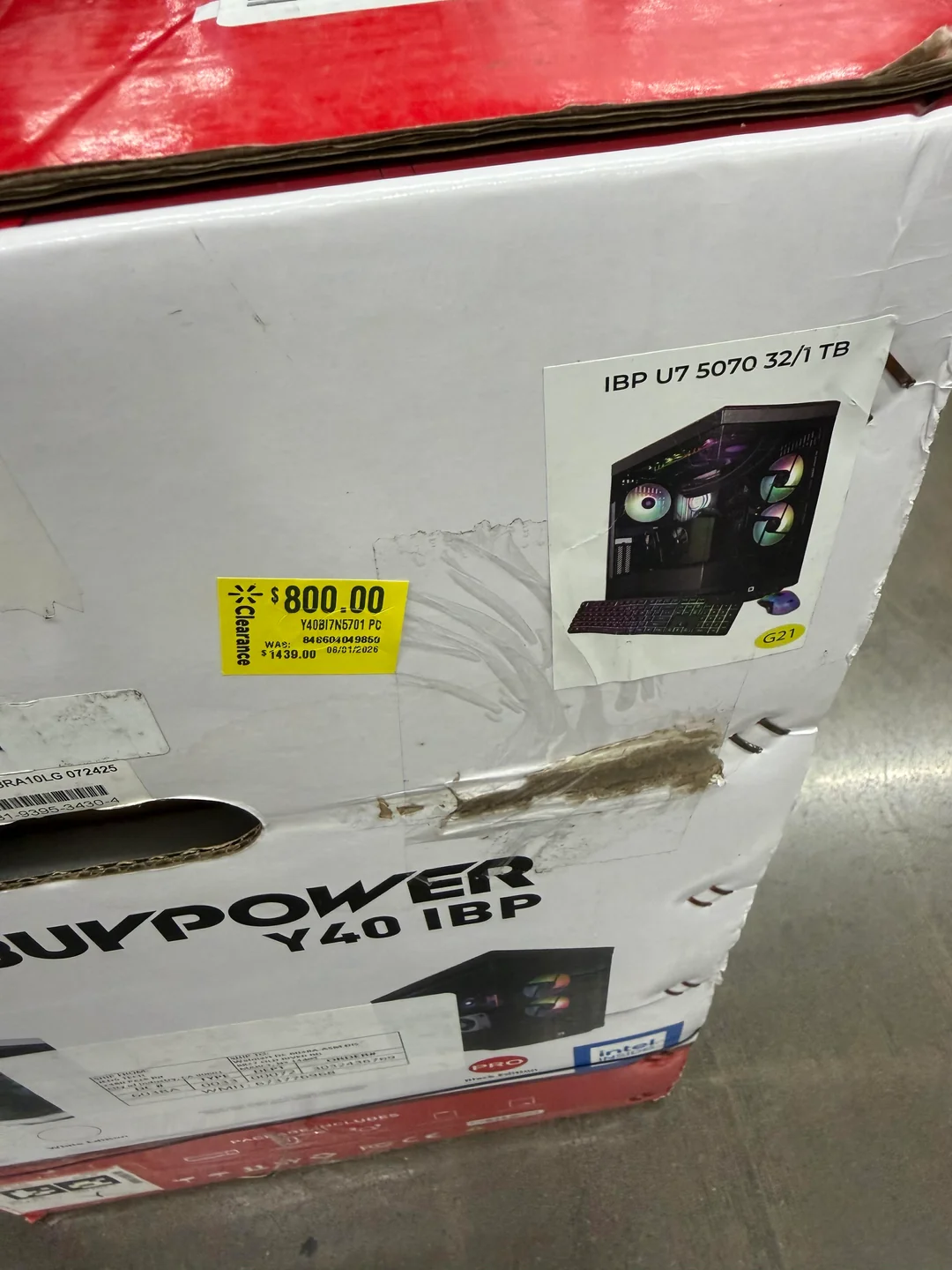Reddit-користувач знайшов у Walmart ПК з RTX 5070 від iBUYPOWER за $800 зі знижкою $1100 3