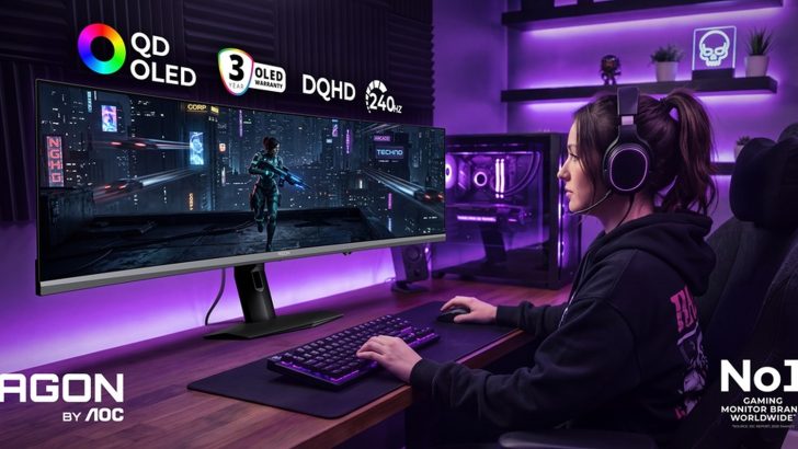 AOC показала 48,9-дюймовий SuperWide OLED-монітор та 34-дюймовий 360 Гц Ultrawide OLED на Gamescom 1