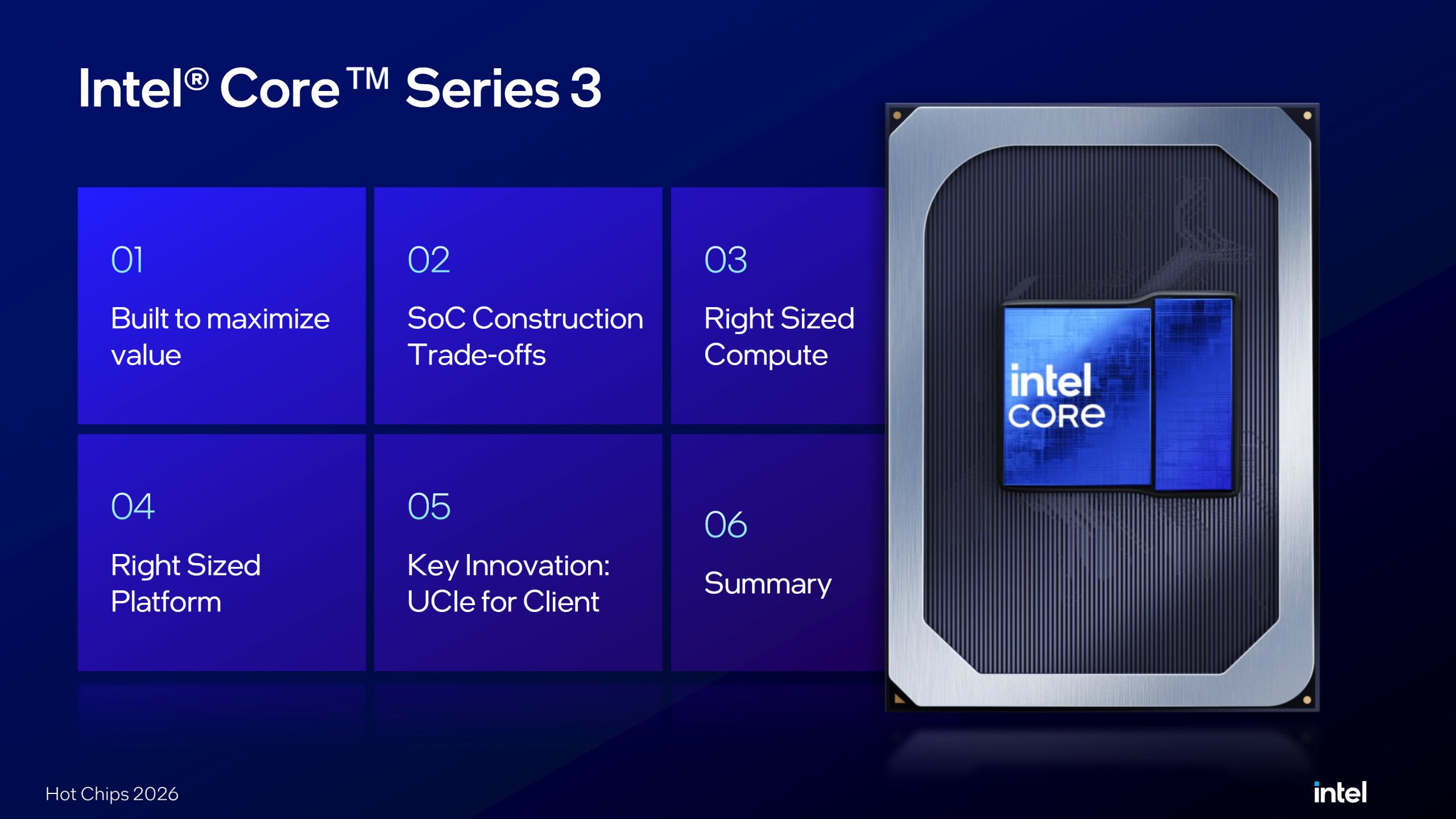 Intel оптимізувала вартість платформи Wildcat Lake завдяки UCIe замість Foveros 2