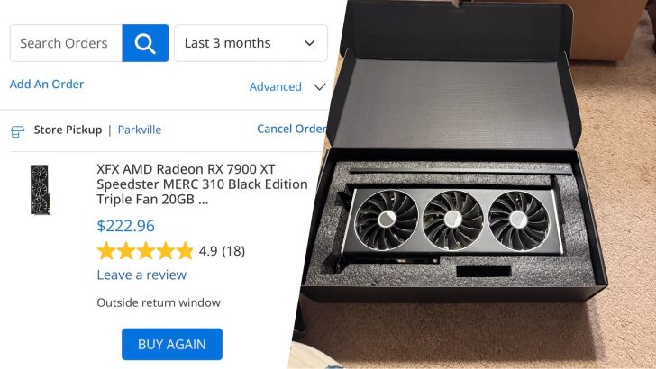 Radeon RX 7900 XT з'явилася у продажу, користувач придбав її за $226 1 Radeon RX 7900 XT з'явилася у продажу, користувач придбав її за $226 1