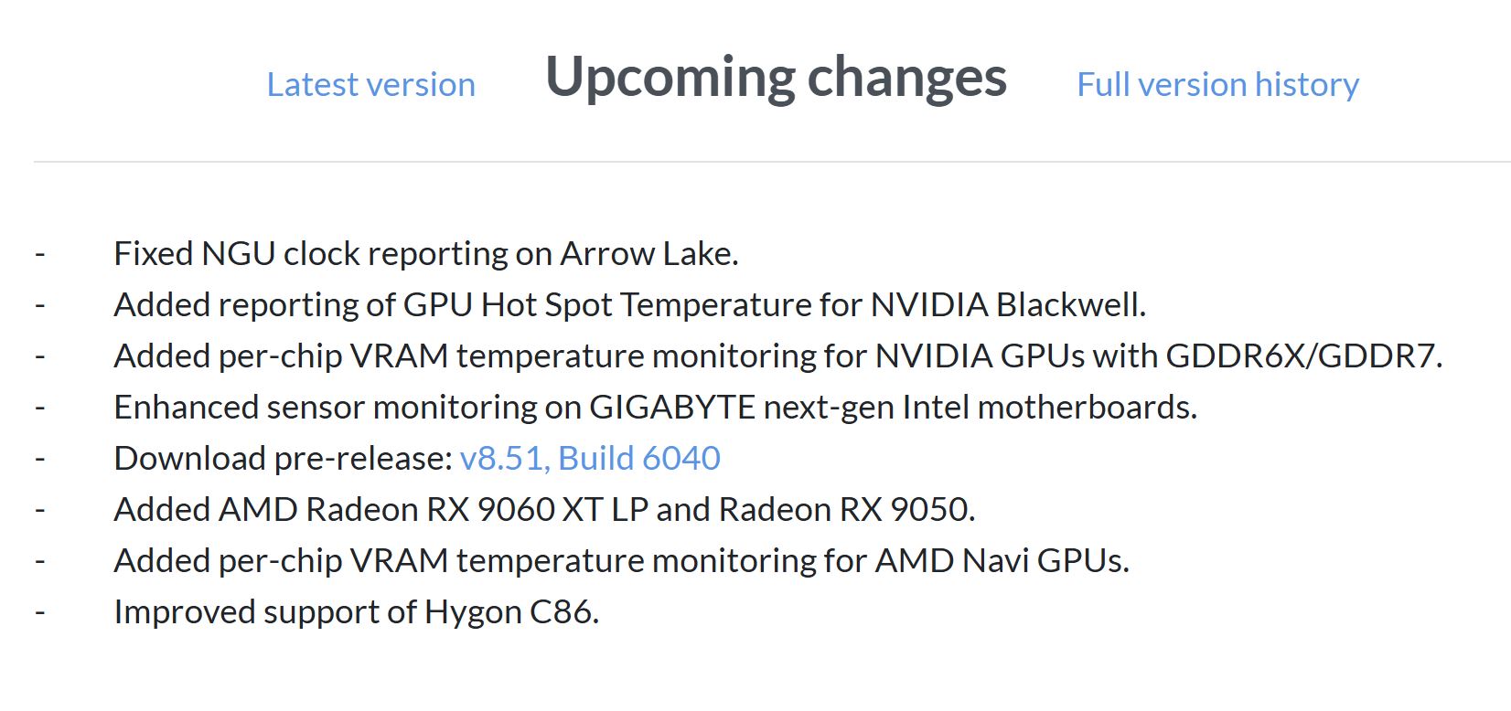 HWiNFO тепер відстежує відеопам'ять кожного чипа на картах AMD Navi, так само як і на NVIDIA RTX 2 HWiNFO тепер відстежує відеопам'ять кожного чипа на картах AMD Navi, так само як і на NVIDIA RTX 2