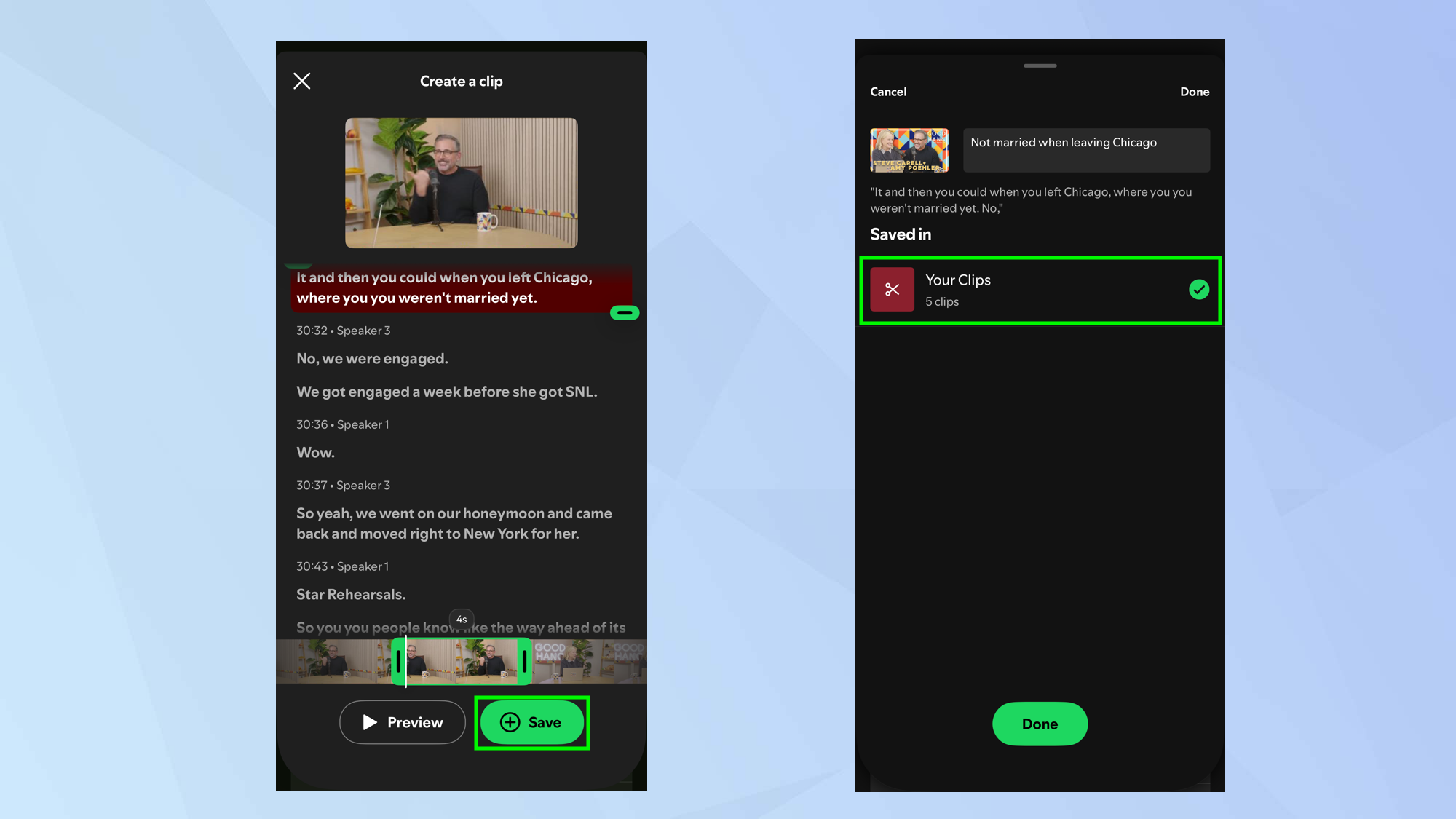 Spotify полегшує збереження важливих моментів подкастів 6