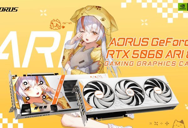 GIGABYTE презентує AORUS GeForce RTX 5060 ARI 8G з тривентиляторним охолодженням