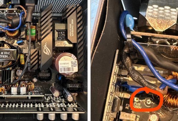 ASUS ROG Strix PSU повернувся з ремонту з обійденим запобіжником
