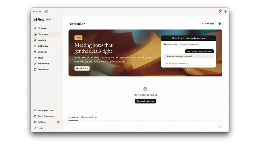 Wispr Flow: ШІ-асистент для зустрічей із доступом до календаря, Slack і нотаток 1