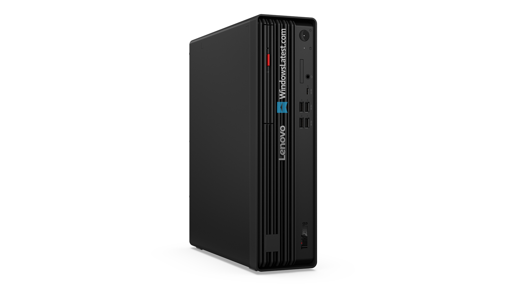Фронтальний вигляд настільного комп'ютера ThinkCentre M75s