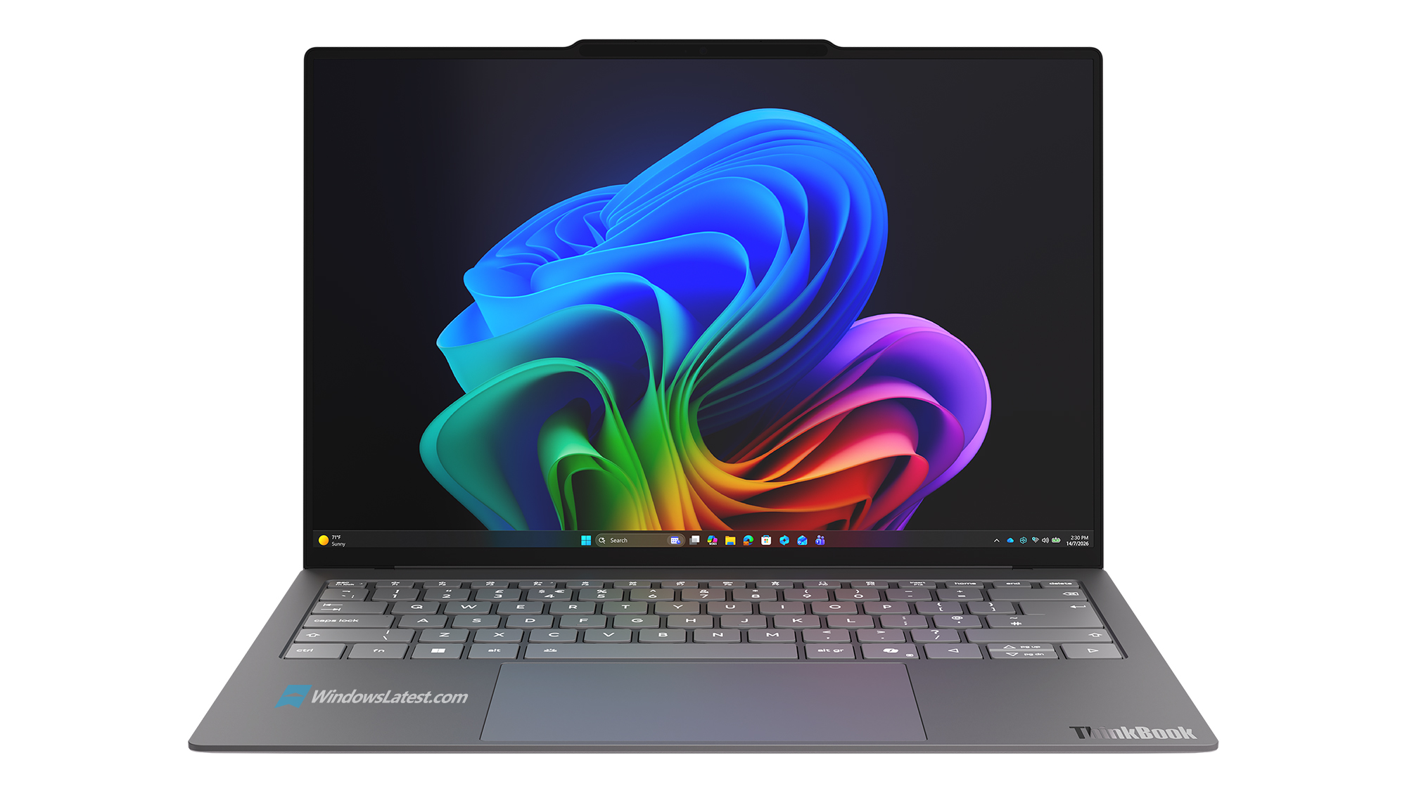 Фронтальний вигляд Lenovo ThinkBook Aeroblade