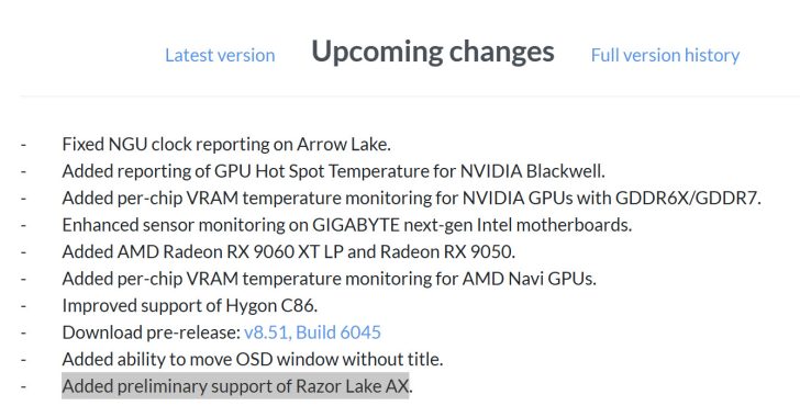 Intel Razor Lake-AX з’явиться в HWiNFO, підтверджуючи конкуренцію з AMD у 2028 році 2 Intel Razor Lake-AX з’явиться в HWiNFO, підтверджуючи конкуренцію з AMD у 2028 році 2