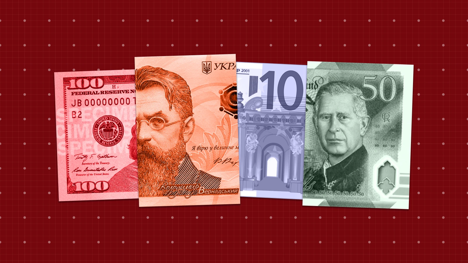 Курси валют: скільки коштують долар, євро та фунт 12 серпня 1