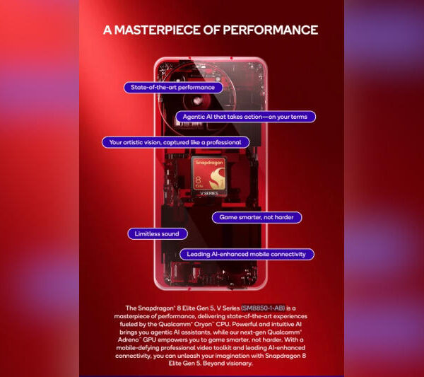 Qualcomm випустила чергову версію Snapdragon 8 Elite Gen 5 — трохи урізаний Snapdragon 8 Elite Gen 5 V-series