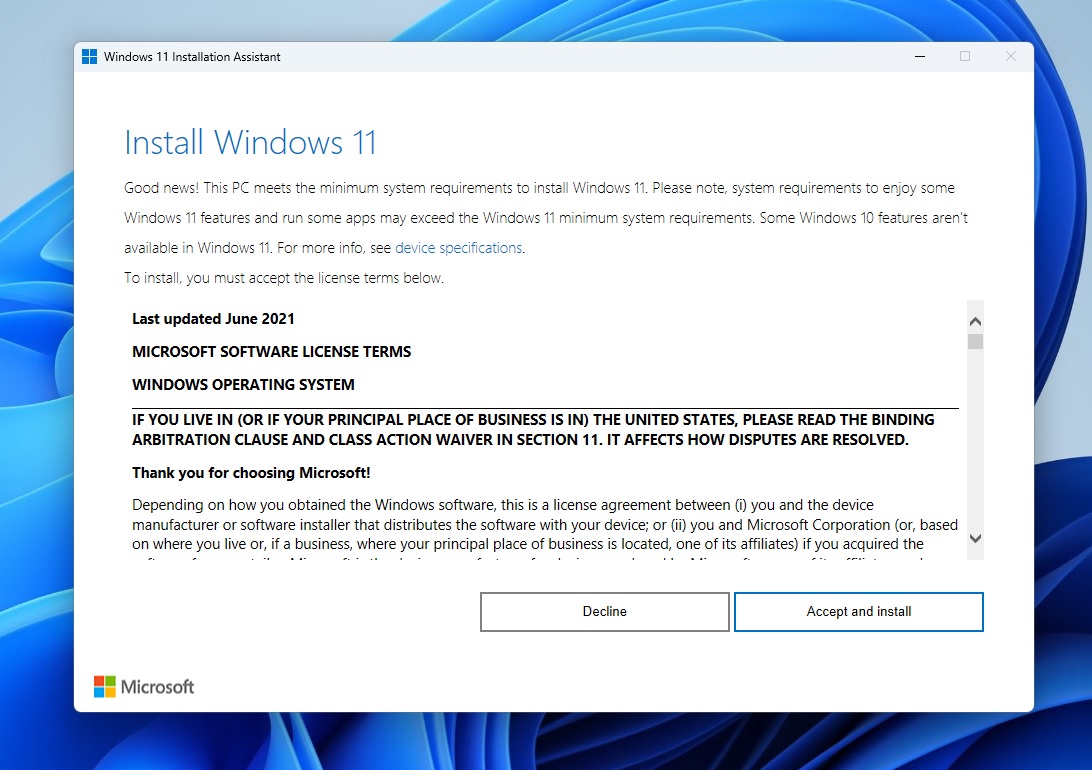 Windows 11 24H2: інструкція з встановлення для всіх користувачів 6 Windows 11 Installation Assistant