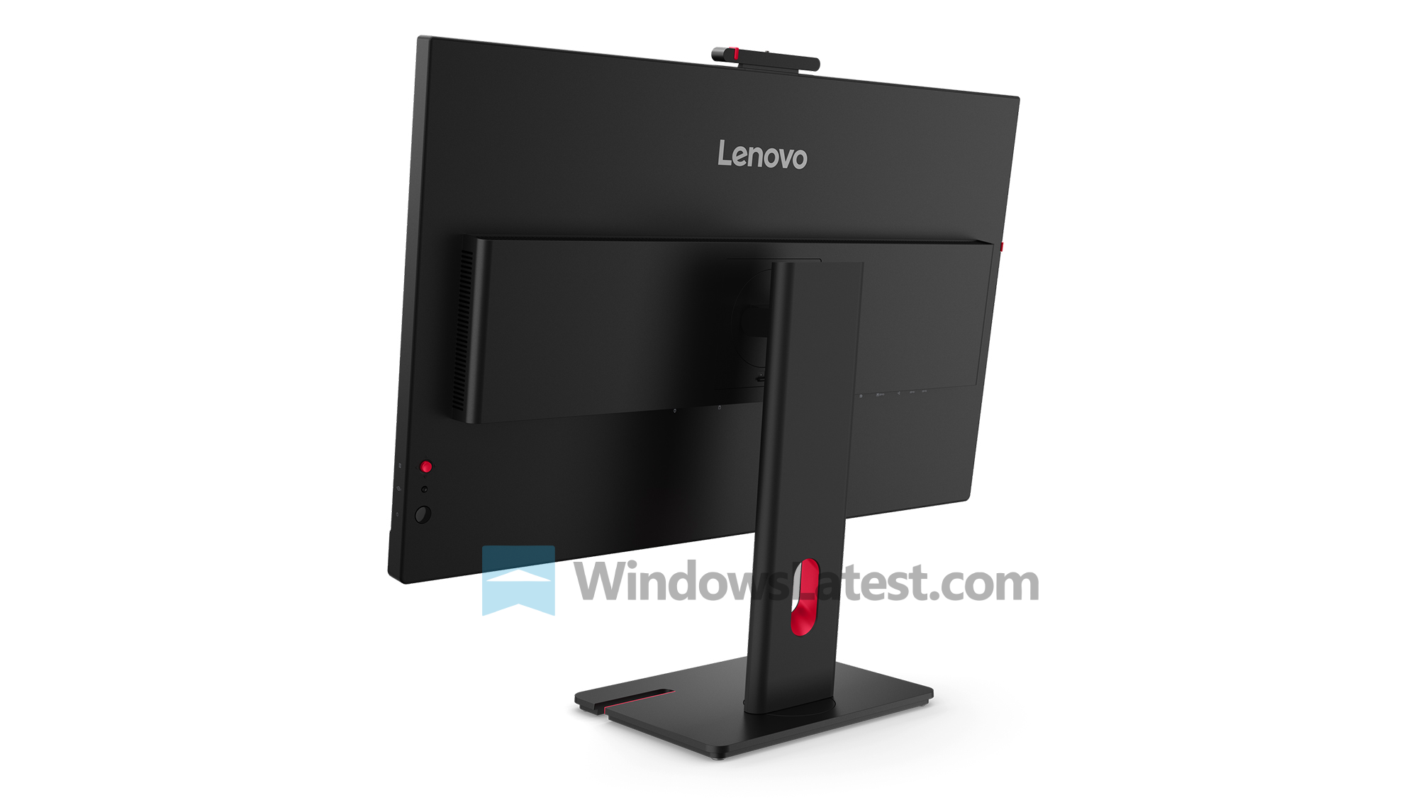 Задній вигляд монітора Lenovo ThinkVision t32ud 4v