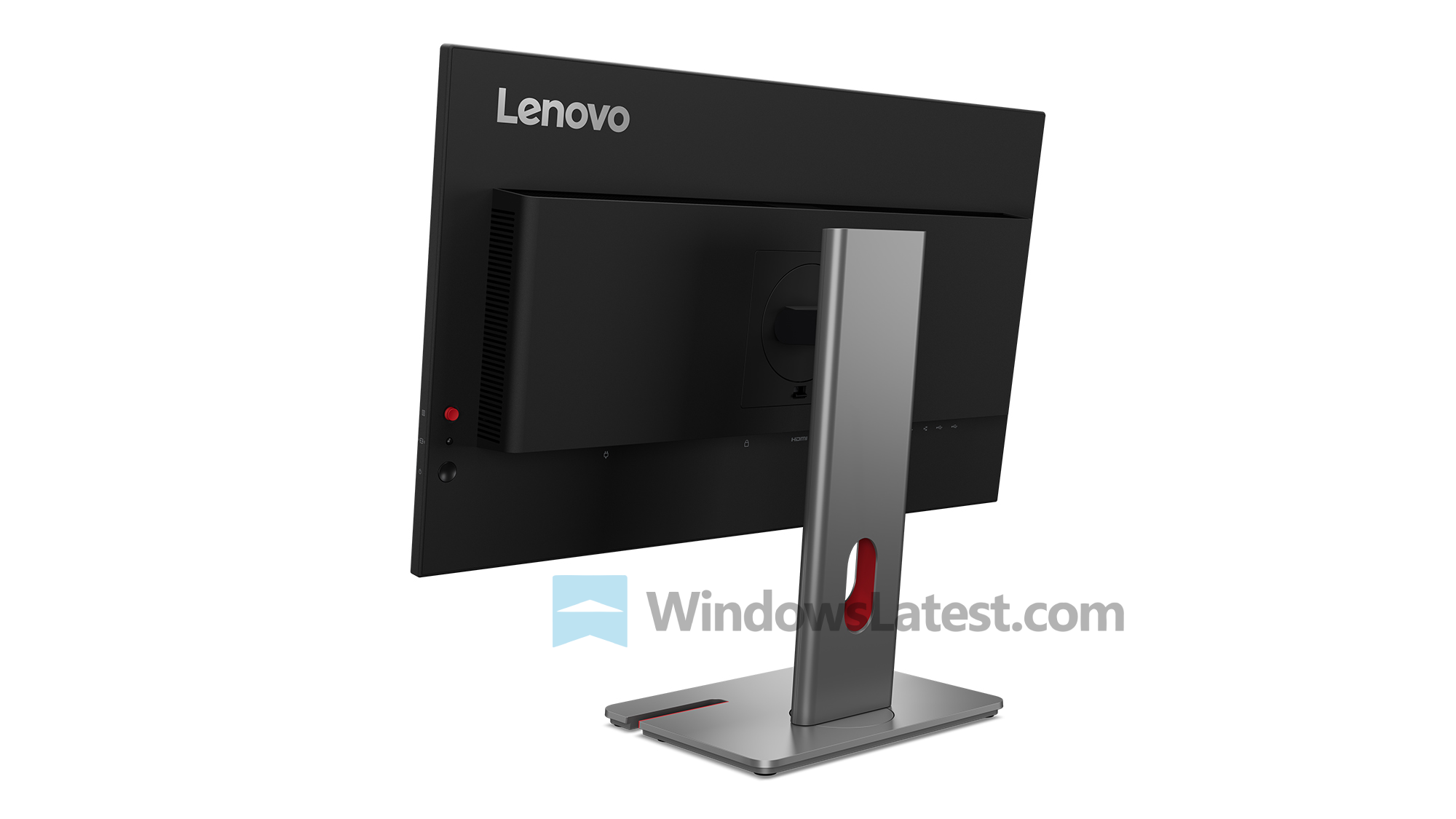 Задній вигляд Lenovo ThinkvVsion p27ul