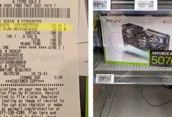 Walmart помилково продав RTX 5070 за ціною системи охолодження