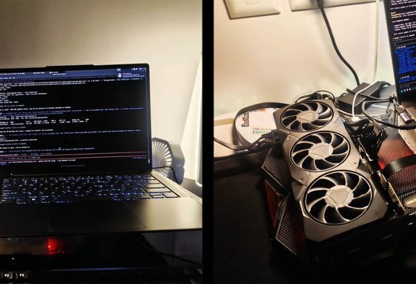 Старий ноутбук підключив RX 7900 XT через M.2, досягши 60 токенів/с у Qwen3.6 27B
