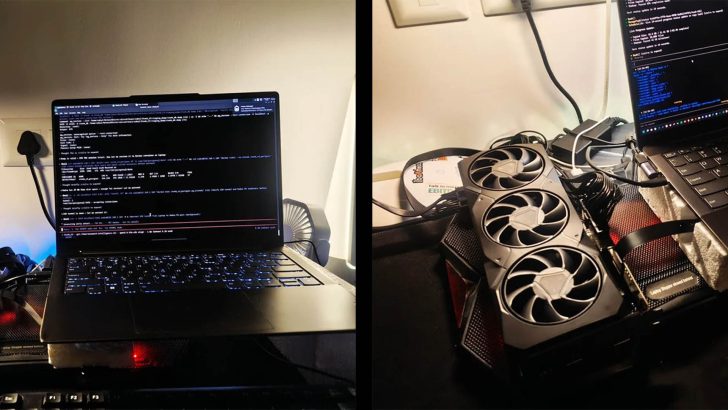 Старий ноутбук підключив RX 7900 XT через M.2, досягши 60 токенів/с у Qwen3.6 27B 1