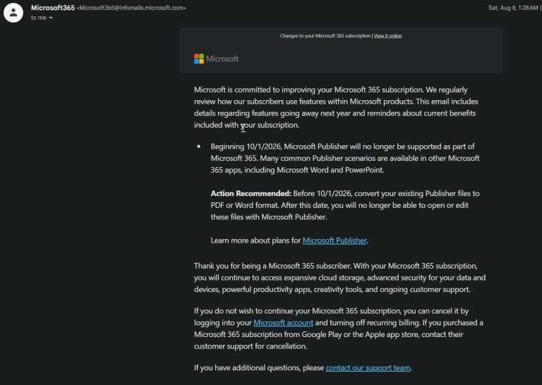 Microsoft 365: Publisher припиняє існування, користувачам 2 місяці на збереження файлів 52