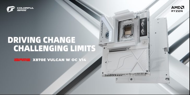 Colorful X870E VULCAN W OC: материнська плата, що подолала 9000 MT/s з пам'яттю CXMT DDR5 1 Colorful X870E VULCAN W OC: материнська плата, що подолала 9000 MT/s з пам'яттю CXMT DDR5 1