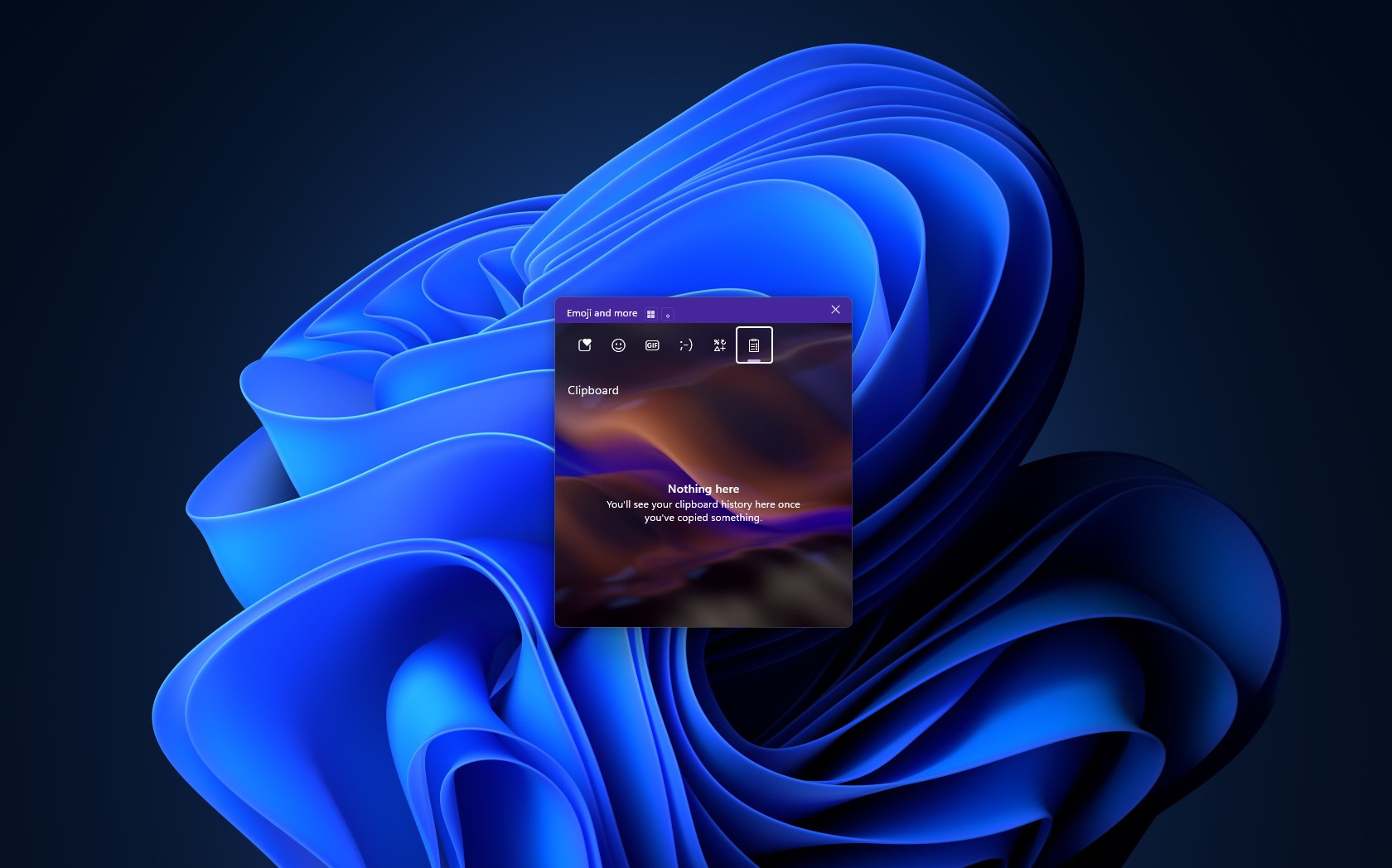 Порожня історія буфера обміну Windows