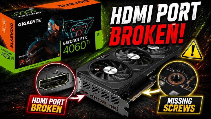 GIGABYTE сервіс повернув клієнту відеокарту з несправним HDMI та відсутніми гвинтами 43