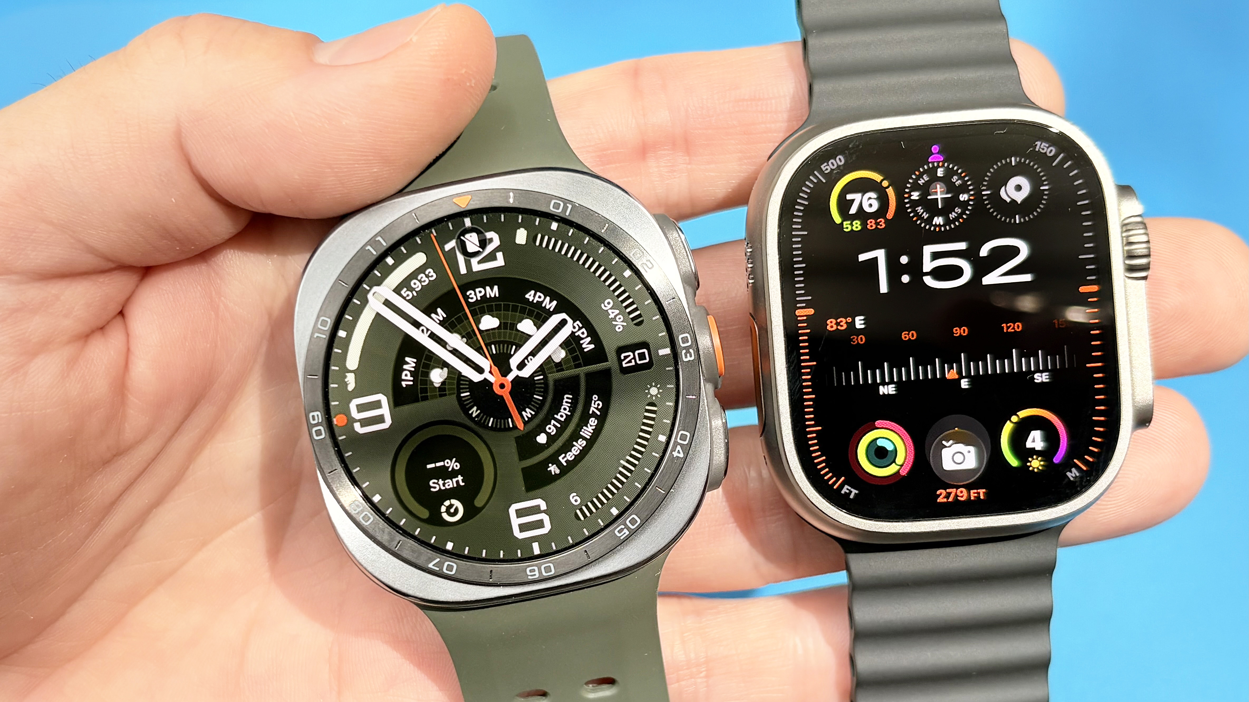 Apple Watch Ultra 3 проти Garmin Cirqa: 12 000 кроків з годинами за $799 та $199 4
