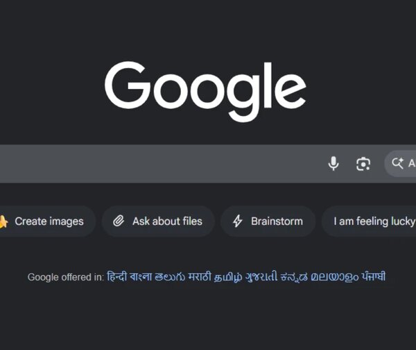 Google замінив кнопку пошуку на головній сторінці на три опції зі штучним інтелектом