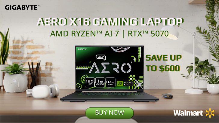GIGABYTE зрізала $500 з ігрового ноутбука AERO X16 на базі RTX 4070, знизивши ціну до $1499 1