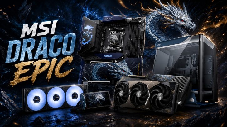 MSI святкує 40-річчя з DRACO EPIC Edition: нове "залізо" та аксесуари, включно з RTX 5080 SUPRIM 1