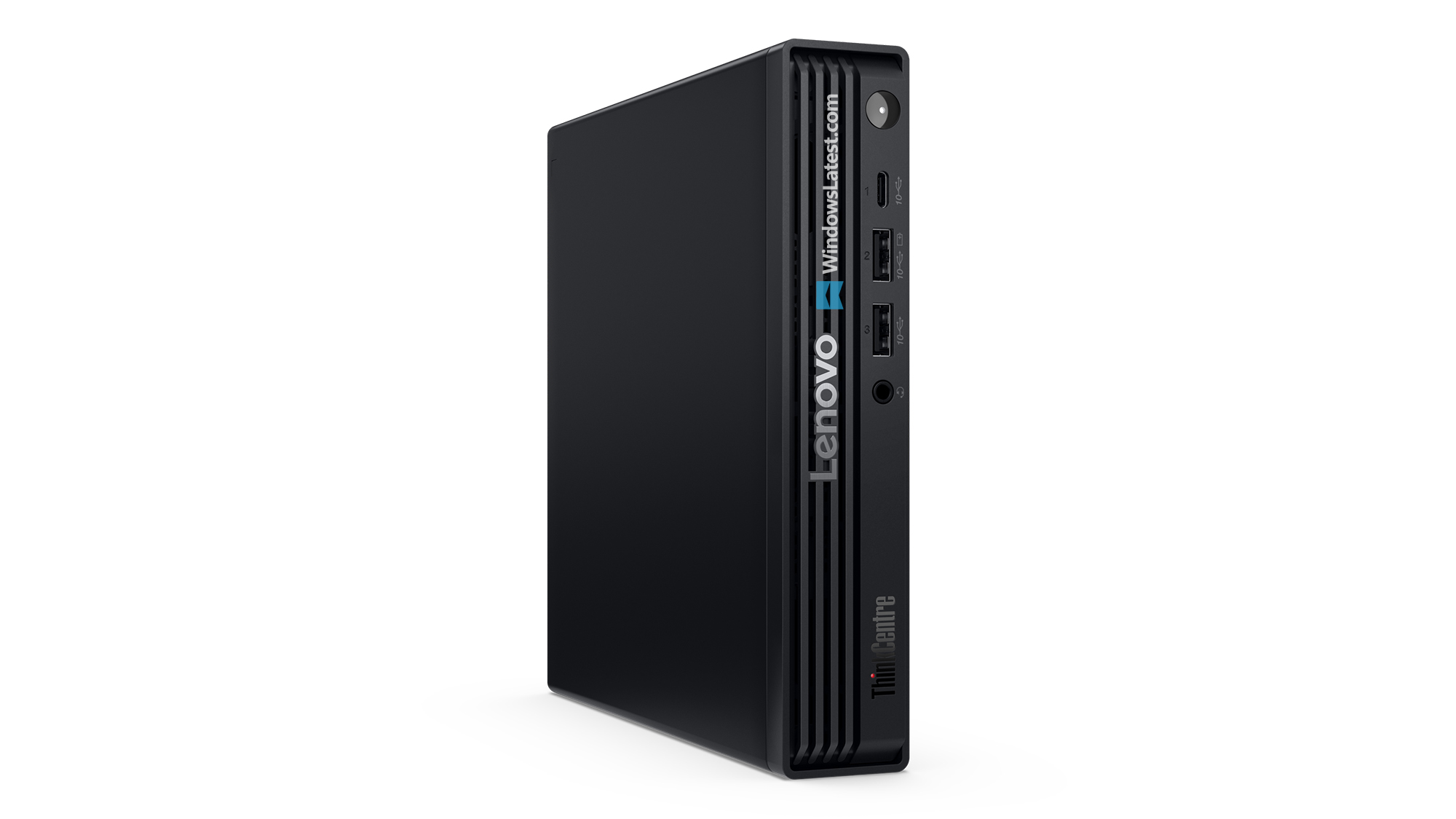 Фронтальний вигляд настільного комп'ютера Think Centre M75q