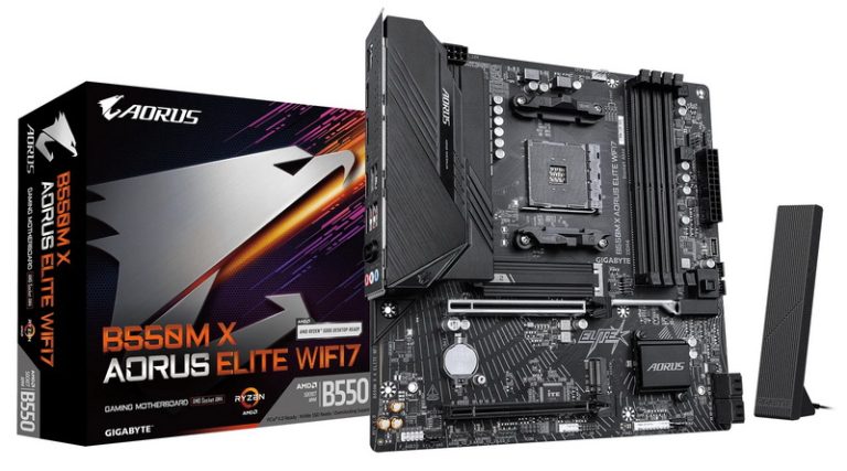 AM4 знову в тренді: Gigabyte випустила плату B550 Aorus Elite WIFI7 для процесорів Ryzen 5000 2
