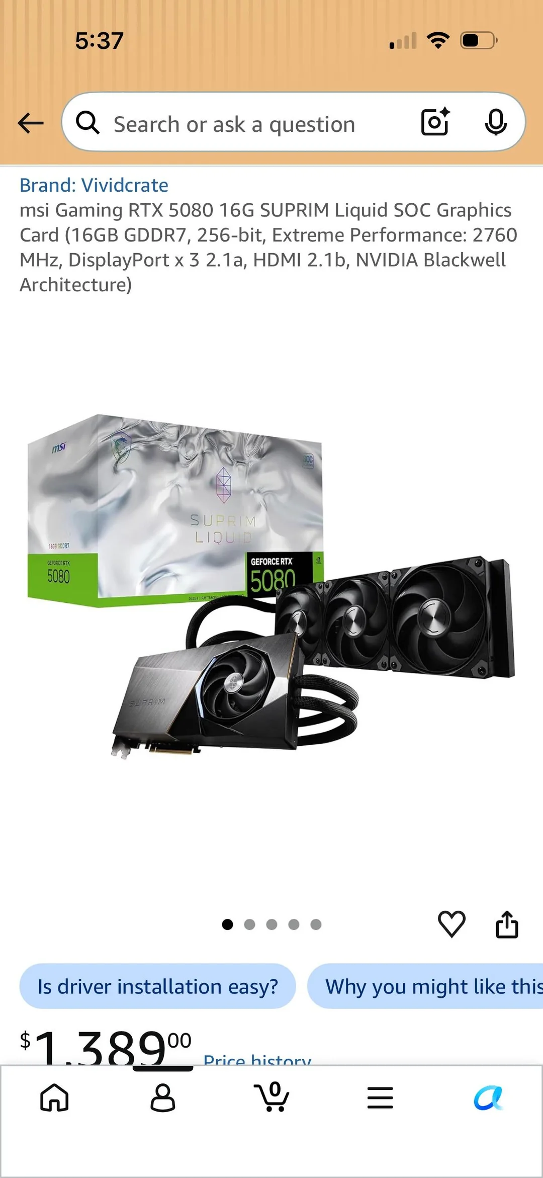 Amazon-покупець отримав чашку замість RTX 5080, продавець назвав це "подарунком" 4 Amazon-покупець отримав чашку замість RTX 5080, продавець назвав це "подарунком" 4