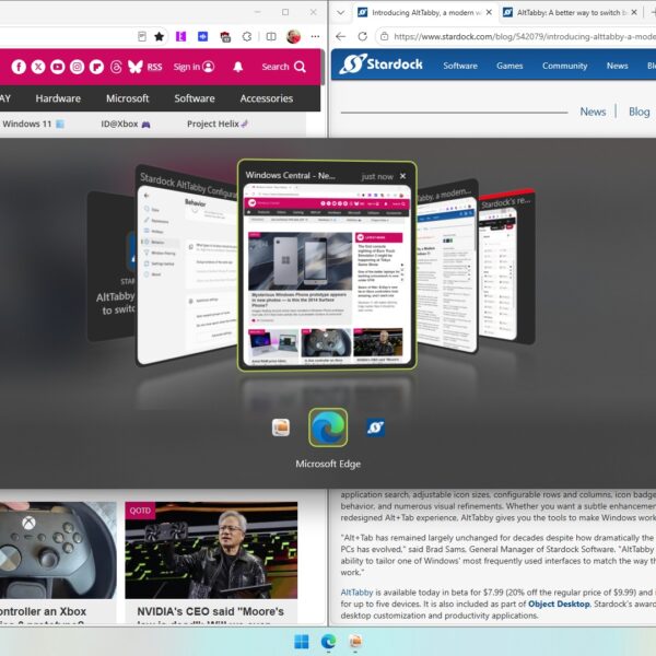 AltTabby від Stardock: новий погляд на Alt+Tab у Windows 11
