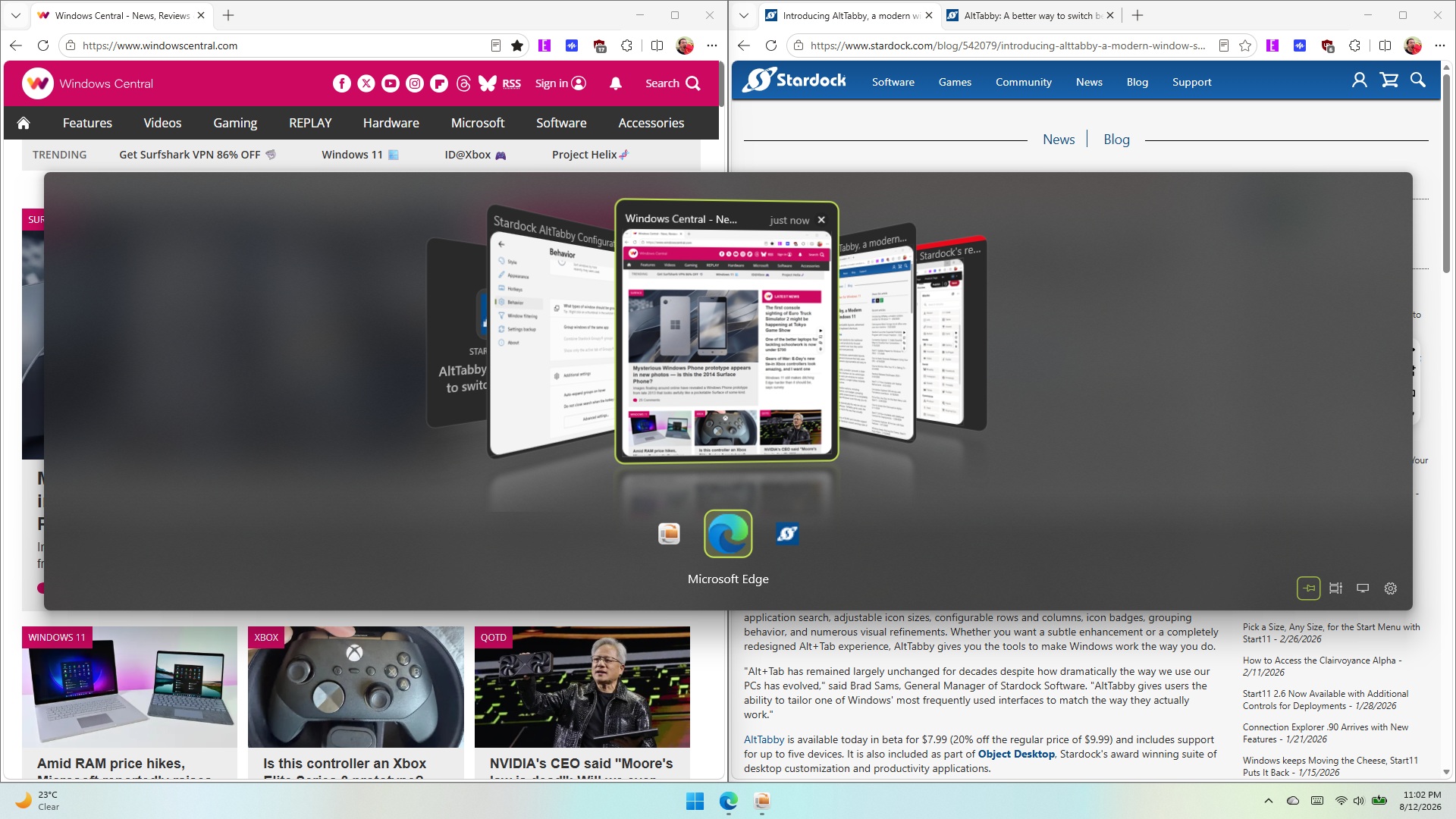 AltTabby від Stardock: новий погляд на Alt+Tab у Windows 11 1 AltTabby від Stardock: новий погляд на Alt+Tab у Windows 11 1