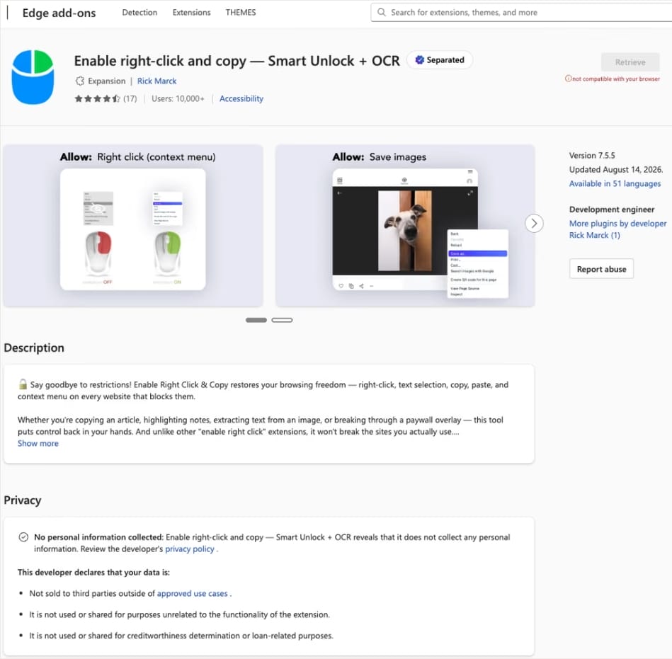 Магазин розширень Chrome викрив крадіжку криптовалюти та даних браузера 3