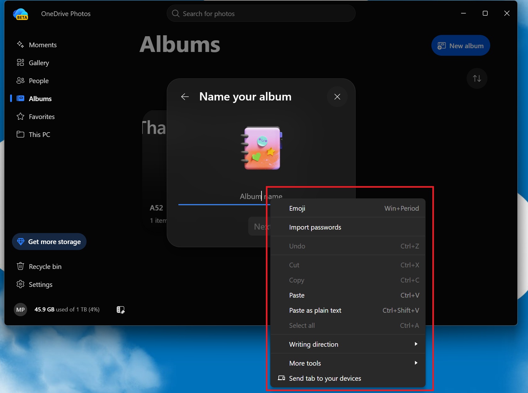 Windows 11 дозволить видаляти OneDrive з усіма файлами 10 OneDrive Photos app has Edge right-click menu