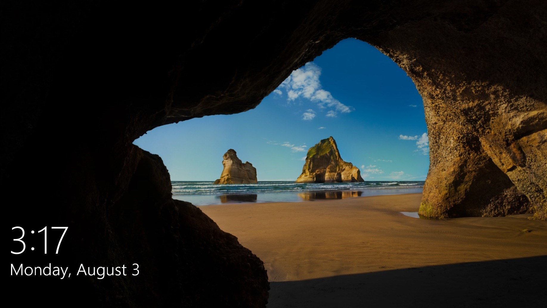 Екран блокування Windows 10 за замовчуванням