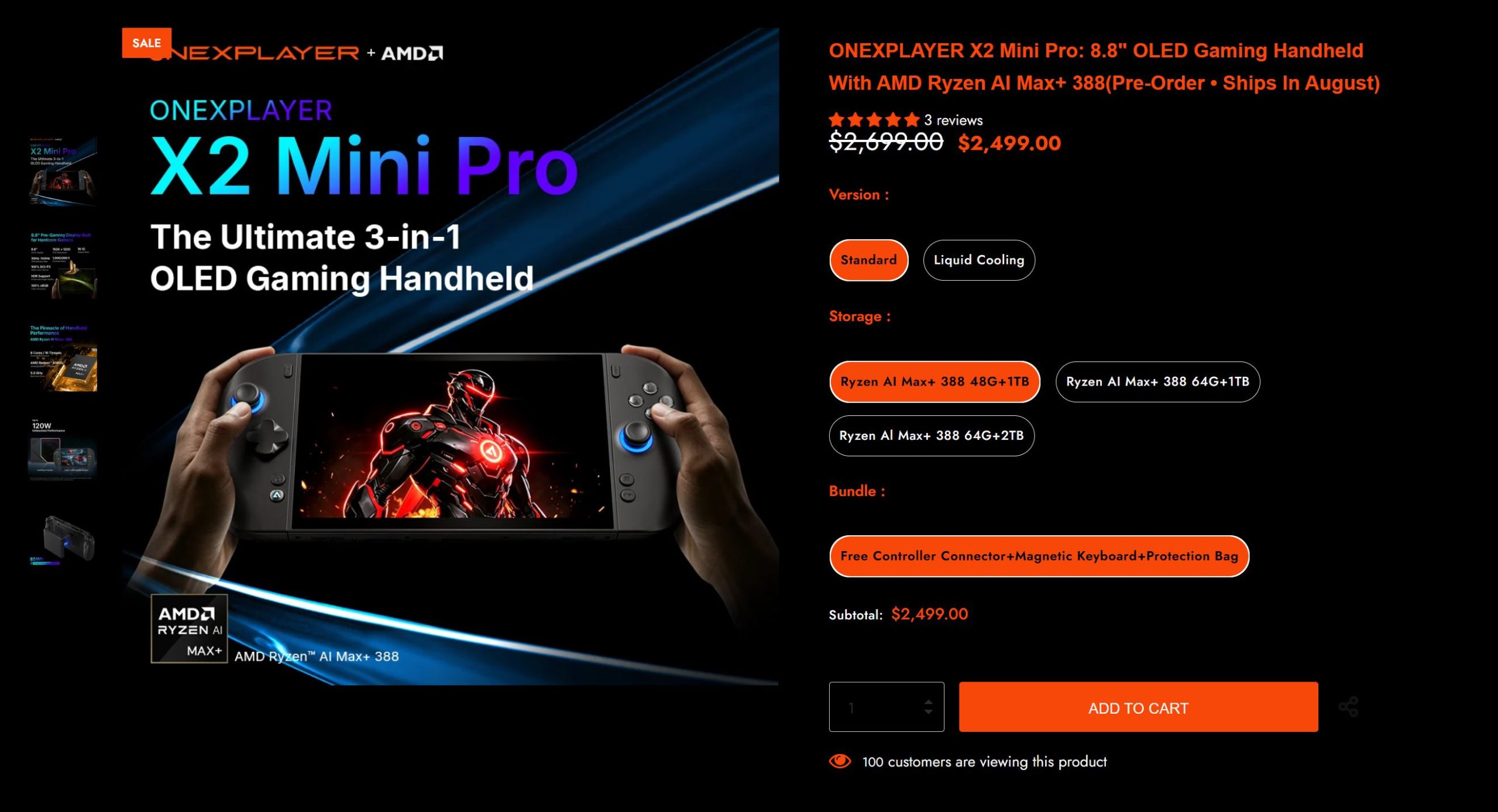 ONEXPlayer X2 Mini Pro з Ryzen AI Max+ 388 коштує від $2 499 4