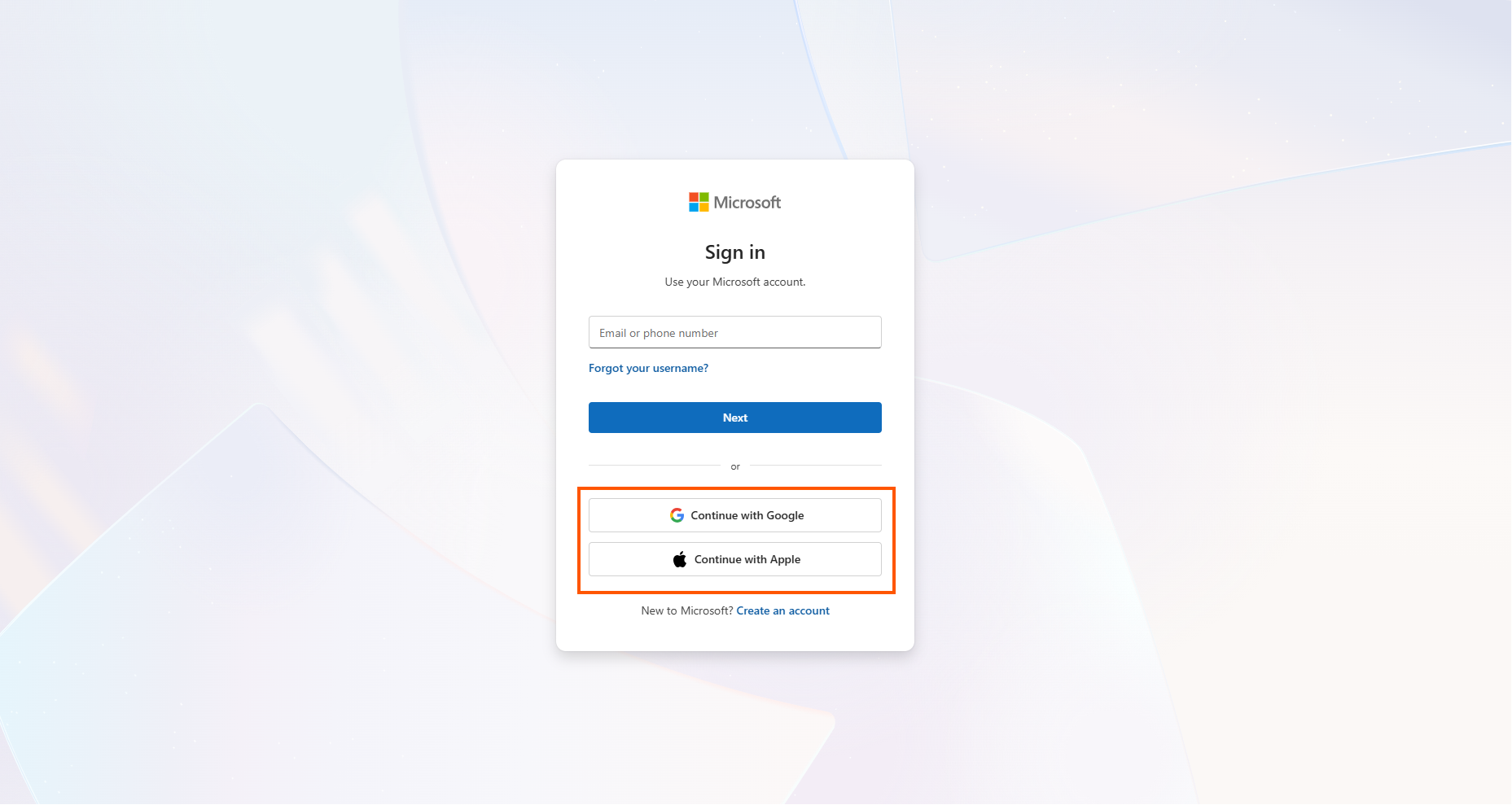 Тепер ви можете входити в Bing за допомогою облікового запису Google або Apple