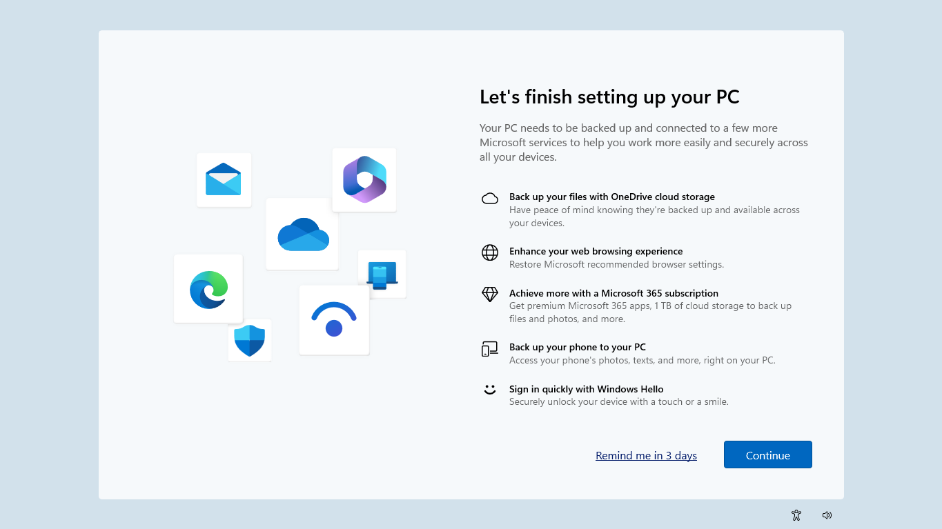 Windows 11 OneDrive Нагадати мені