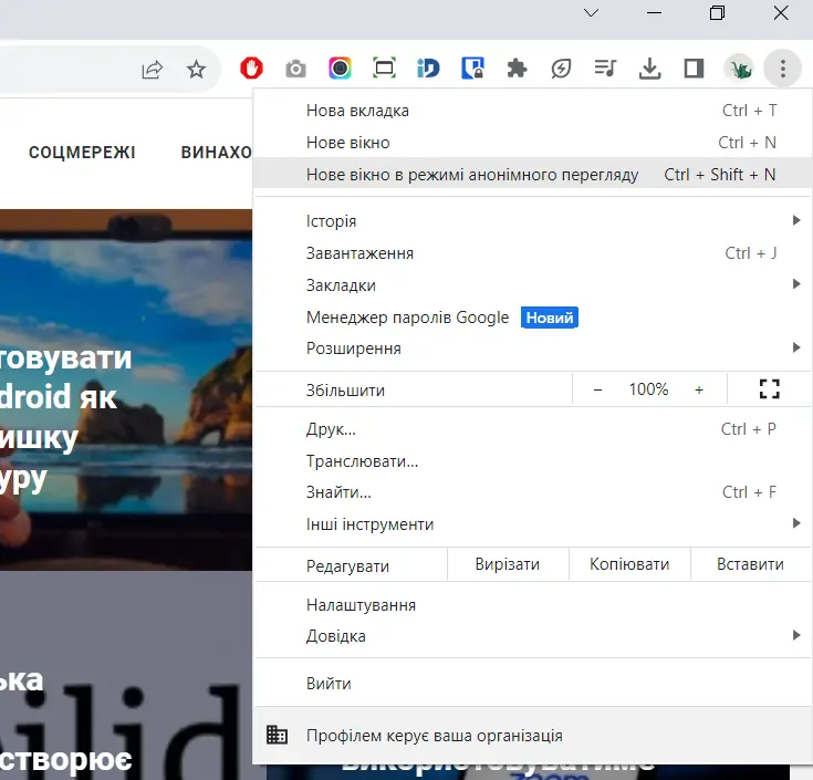 Інкогніто: як користуватися та що він насправді приховує 1 Інкогніто: як користуватися та що він насправді приховує 1