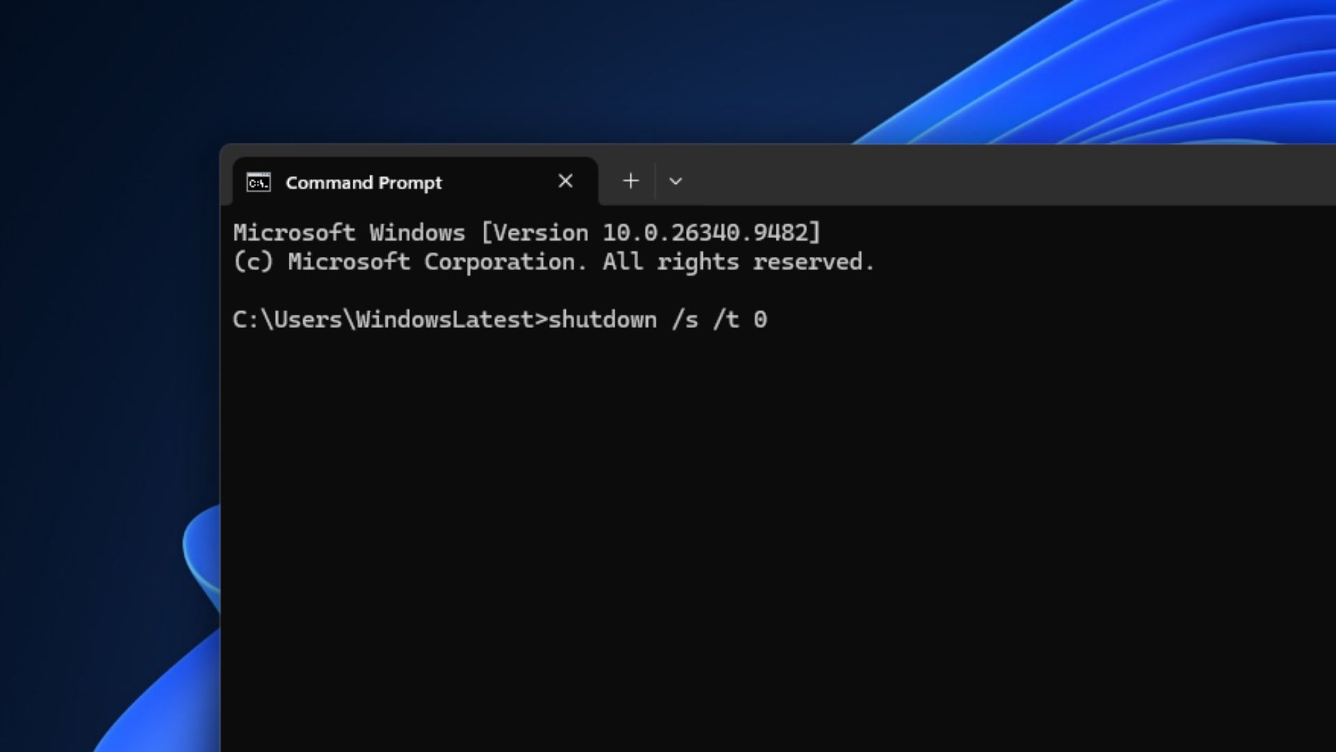 How to force shut down without Fast Startup