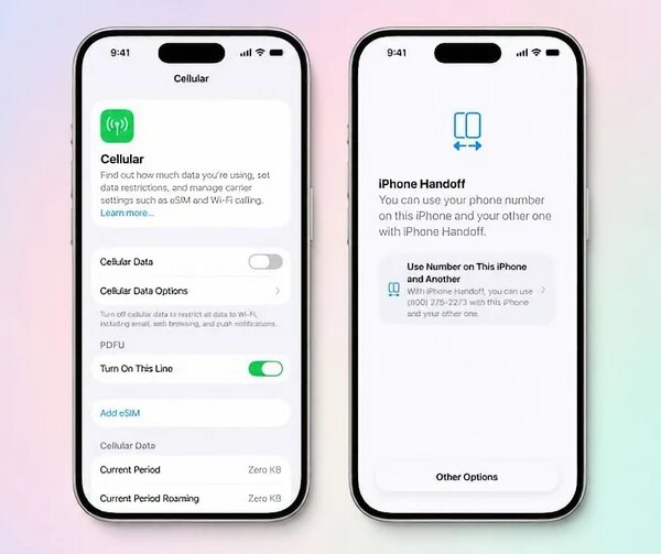 iOS 17: два iPhone можуть працювати з одним номером завдяки Handoff