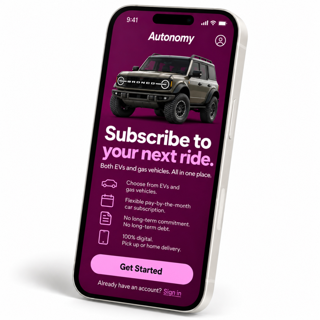 Autonomy переорієнтовується на бензинові авто для збереження підписки на машини 1 Autonomy переорієнтовується на бензинові авто для збереження підписки на машини 1