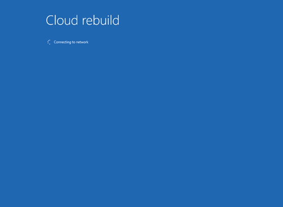 Cloud Rebuild підключається до мережі