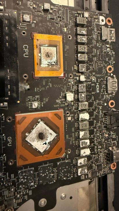 ROG STRIX G15 AE, що вимикався чотири роки, вилікували термопастою 2