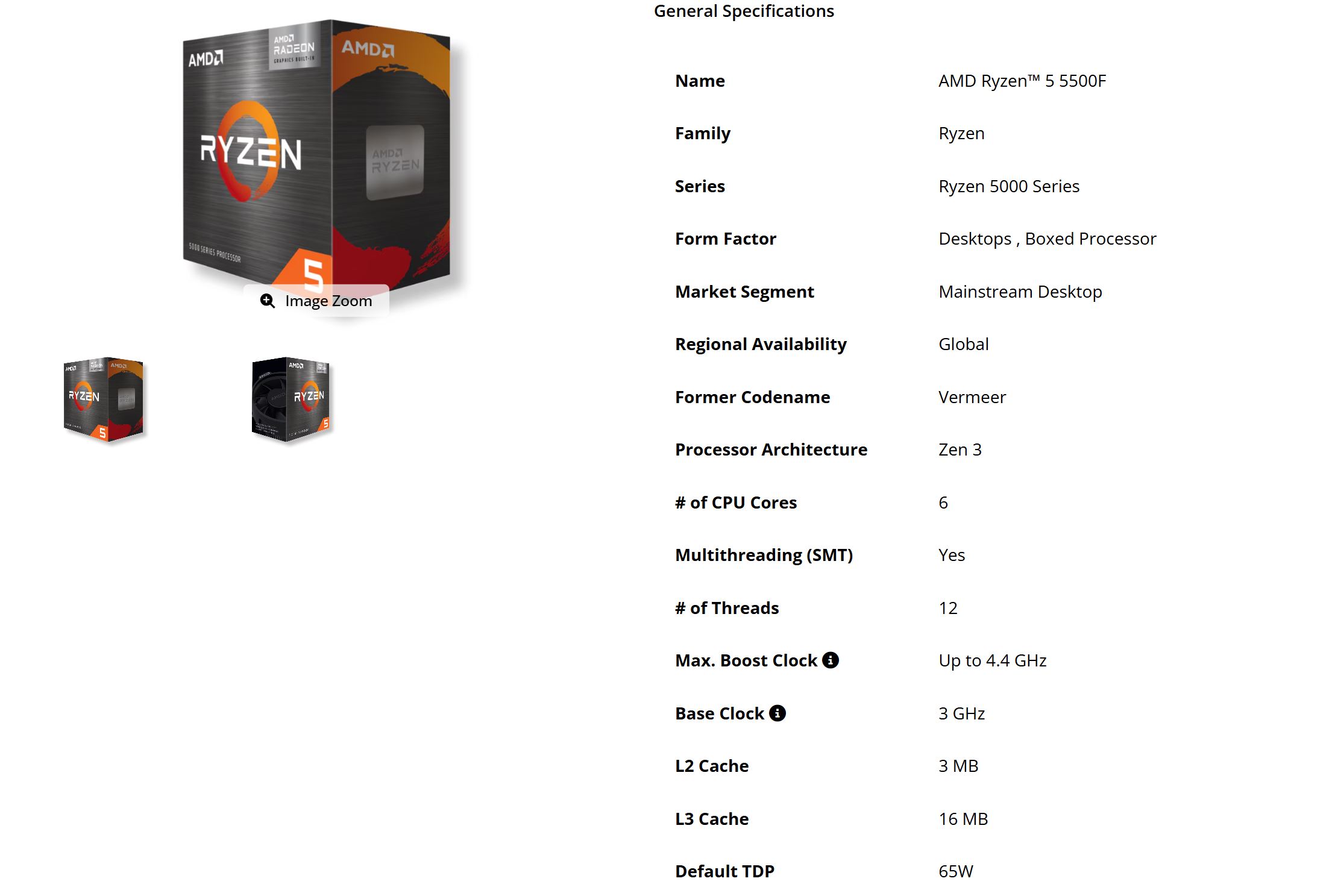 AMD випускає Ryzen 5 7500 з прискоренням до 5 ГГц та графікою RDNA 2 3