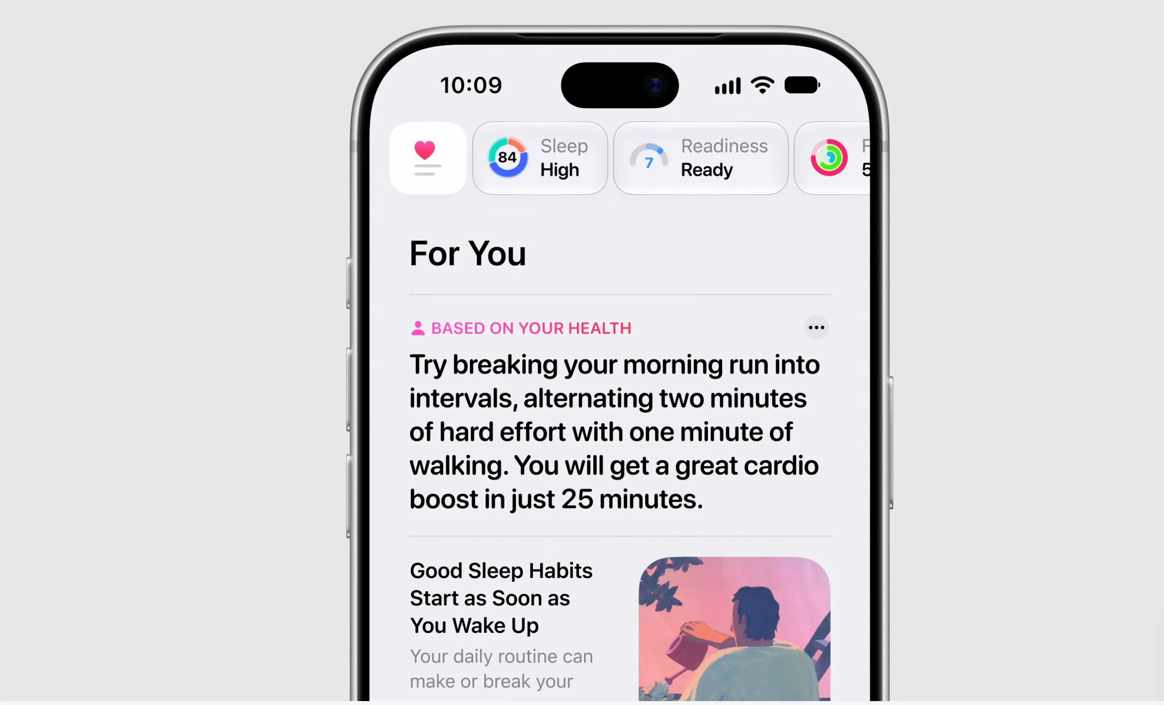 Apple Health отримає нові функції: вік здоров’я та оцінка готовності 1 Apple Health отримає нові функції: вік здоров’я та оцінка готовності 1