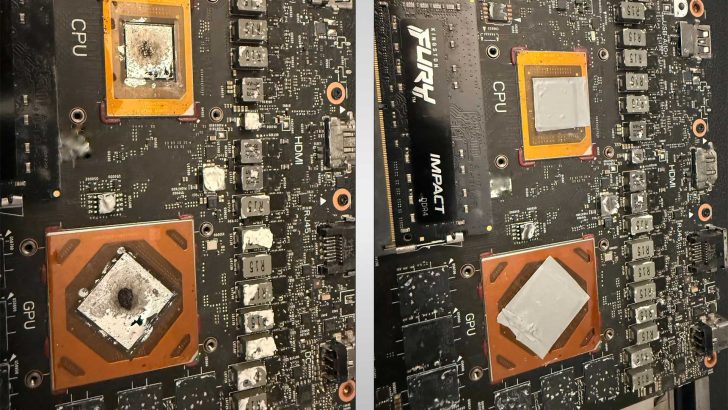 ROG STRIX G15 AE, що вимикався чотири роки, вилікували термопастою 1