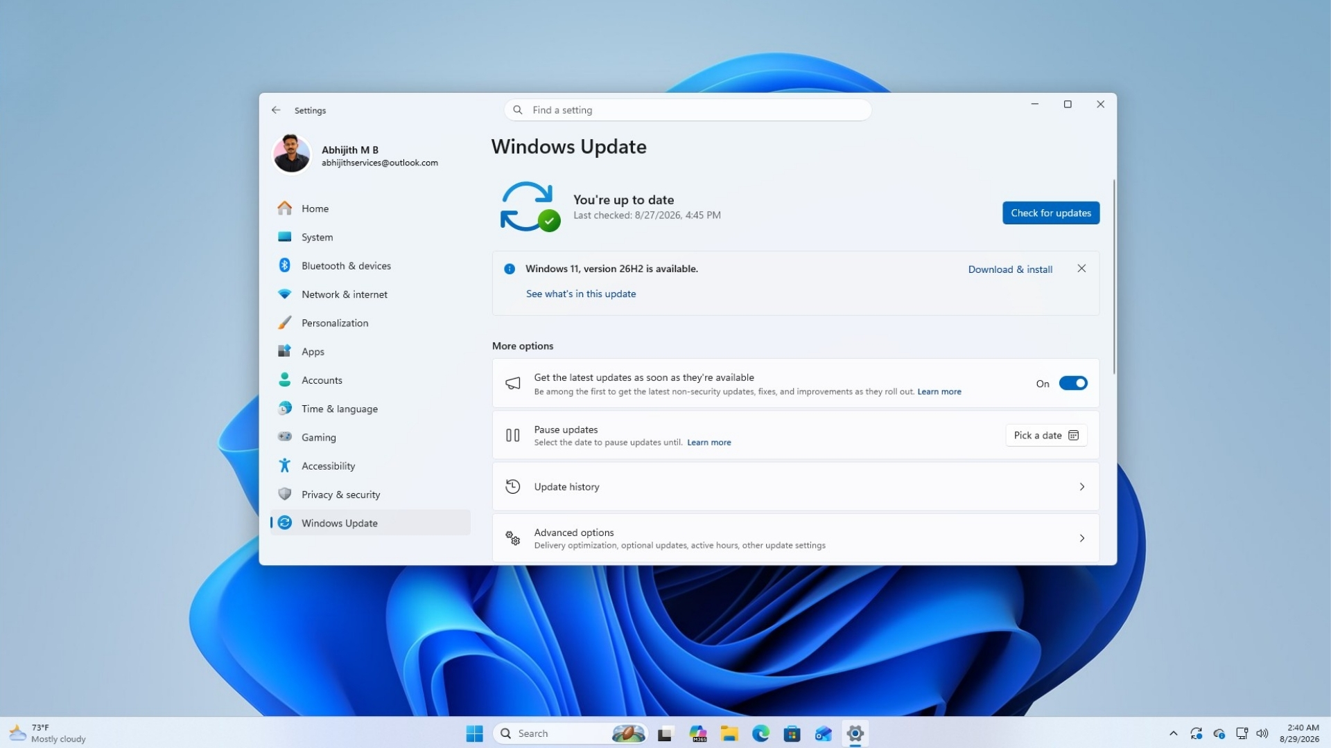 Windows 11 26H2: перші враження від оновлення 3 Windows 11, version 26H2 is available to download